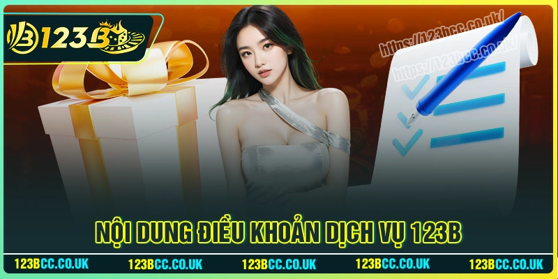 Nội dung cơ bản về các điều khoản dịch vụ tại 123B
